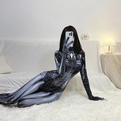 🔥 50% OFF! Get the Ultimate Women's Spider Web Bodysuit – Sexy, Stylish, and Perfect for Festivals, Carnivals, and Halloween! 🎃 Unleash Your Inner Hero and Stand Out this Season – Limited Time Offer, Shop Now!